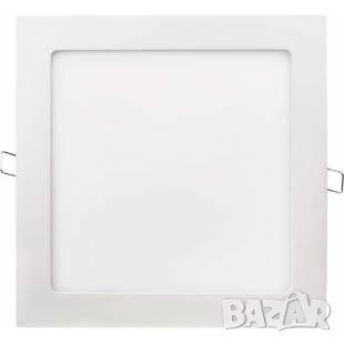 LED панел 220×220, квадратен вграден бял, 18W топло бяло EMOS Lighting, снимка 1 - Лампи за таван - 46461014