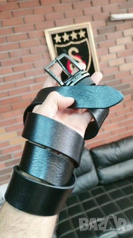 колани от естестествена кожа в кутия calvin klein tommy hilfiger emporio armani, снимка 5 - Колани - 51442805