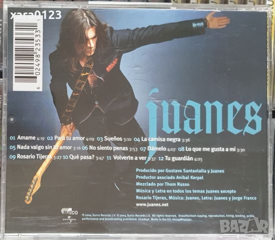 Juanes – Mi Sangre, снимка 2 - CD дискове - 45448974