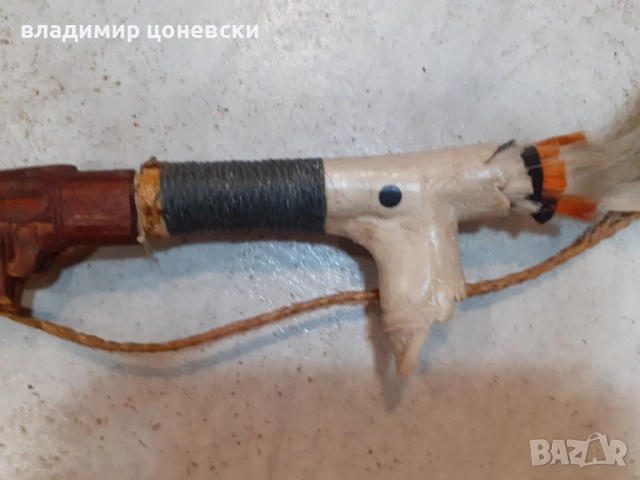 Стар екзотичен автентичен меч,сабя,ятаган,кортик, снимка 4 - Антикварни и старинни предмети - 52316617