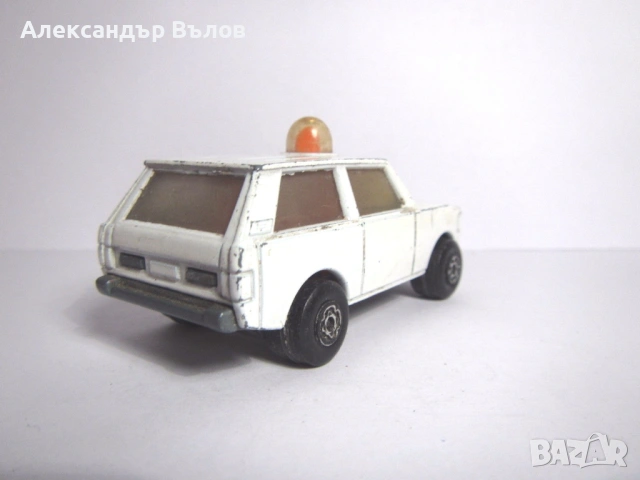 Стара метална количка Мачбокс Police Patrol Range Rover Matchbox , снимка 5 - Колекции - 53061158