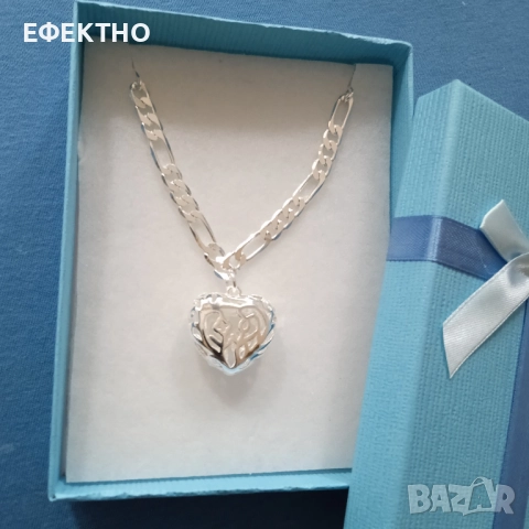 Дамско сребърно колие/ ланец/ комплект/ гривна. Различни модели., снимка 3 - Бижутерийни комплекти - 14607481