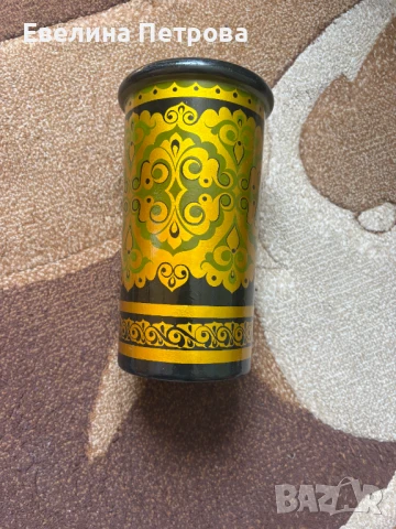 Руска рисувана ваза и кутия Хохлома