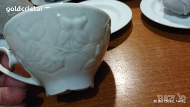 Български порцелан чаши за кафе , снимка 8 - Антикварни и старинни предмети - 45025998