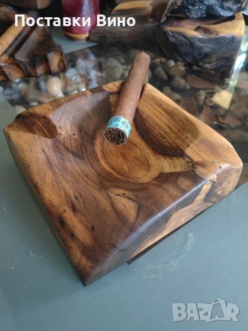Дървен пепелник за пури, снимка 5 - Други - 46260927