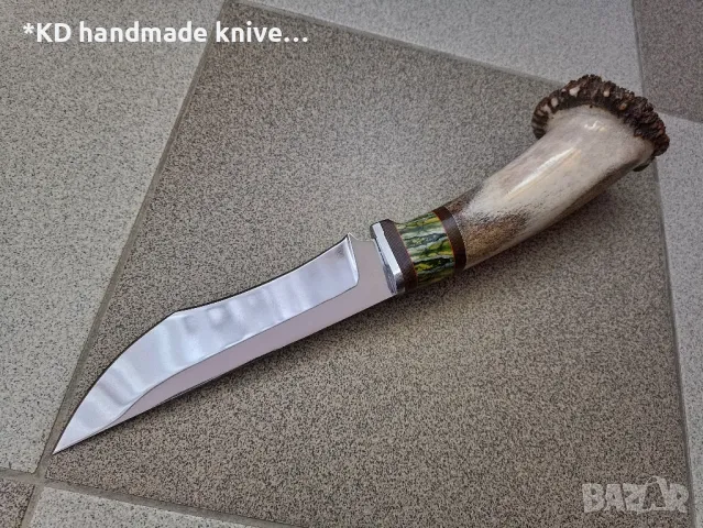 Ръчно изработен ловен нож от марка KD handmade knives ловни ножове, снимка 4 - Ножове - 47016982