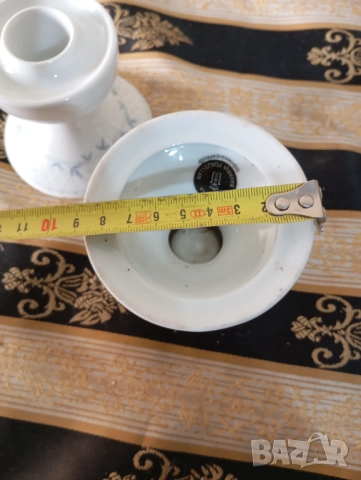 Чифт порцеланови свещници, снимка 5 - Други ценни предмети - 52187996