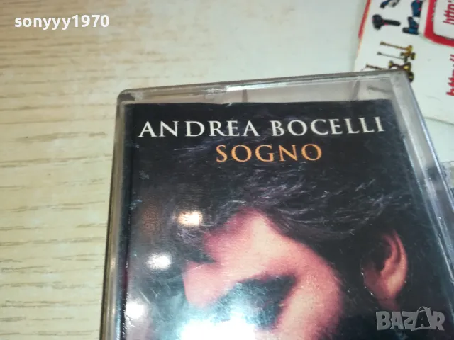 andrea bocelli-original tape 0812241232, снимка 5 - Аудио касети - 48267350