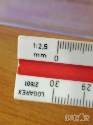 Триъгълна машабна линия LOGAREX 21601, снимка 5 - Ученически пособия, канцеларски материали - 51971550