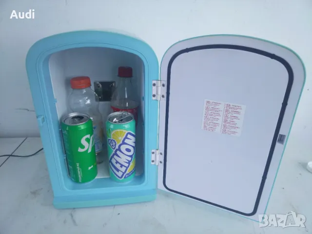 Мини хладилник THERMOELECTRIC с обем 6 литра, охлажда до 10С° Може да охлажда до 17 °C под околната 