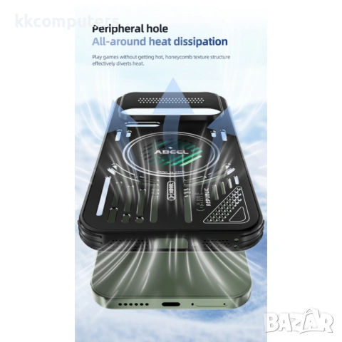 ABEEL Алуминиев Магнитен Калъф за Xiaomi 17 - PC+TPU, N52 магнит, Вентилация, 5 цвята, снимка 12 - Резервни части за телефони - 53800513