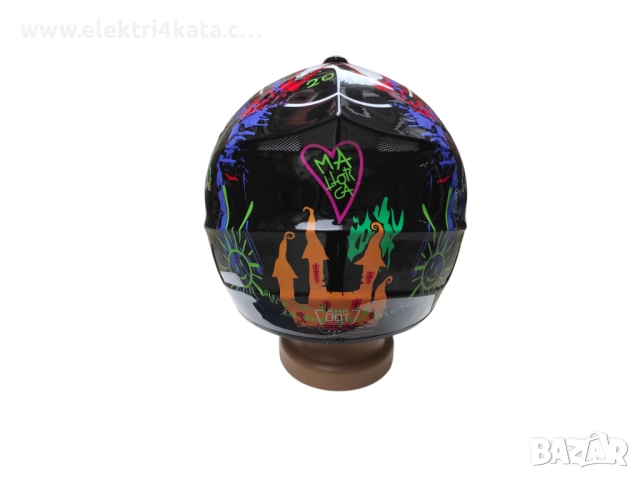 Каска Graffiti Monster, снимка 6 - Аксесоари за велосипеди - 52574710