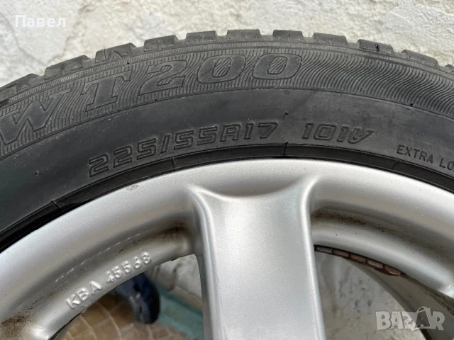 Оригинални немски джанти RiaL, 17”, 5x108 централен отвор 70 с гуми Sumitomo 225/55/17, снимка 7 - Гуми и джанти - 50755078