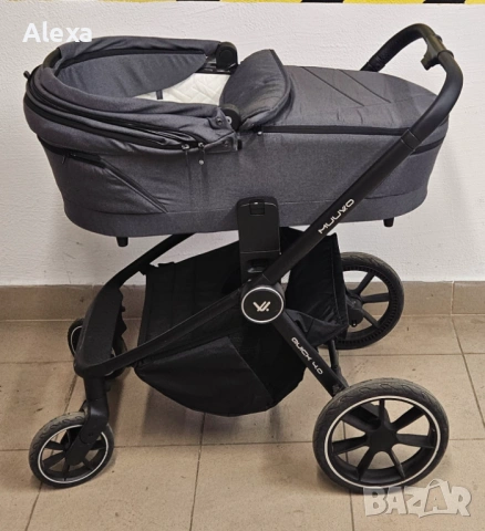 Бебешка количка 2в1 Muuvo Quick 4.0 Iron Graphite Отлично състояние, снимка 13 - Детски колички - 53696536