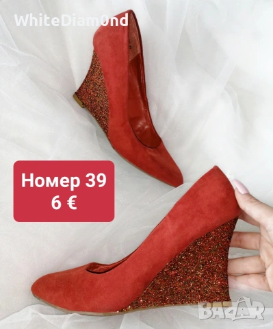 РАЗПРОДАЖБА на стилни дамски обувки на ток номер 39 , снимка 13 - Дамски обувки на ток - 54015327