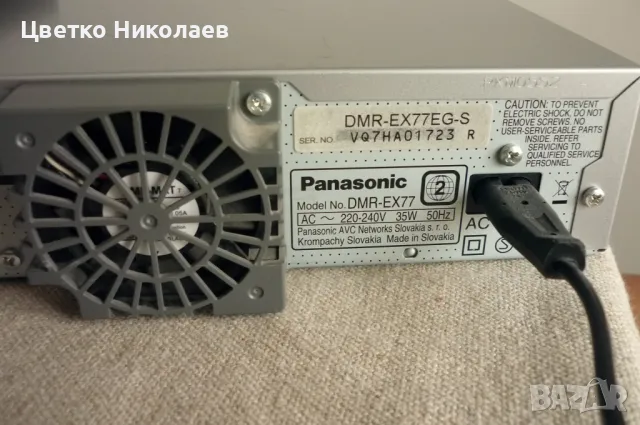 PANASONIC DMR-EX77EG DVD & HDD, снимка 9 - Ресийвъри, усилватели, смесителни пултове - 49150822