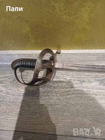 Немска сабя19 век, снимка 2 - Антикварни и старинни предмети - 53582500