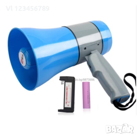 Мощен 25 вата мегафон със запис и сирена за мероприятия XB 180, снимка 5 - Други - 50850903