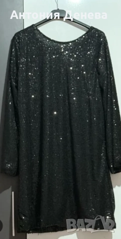 Рокля с пайети , снимка 2 - Рокли - 52476722
