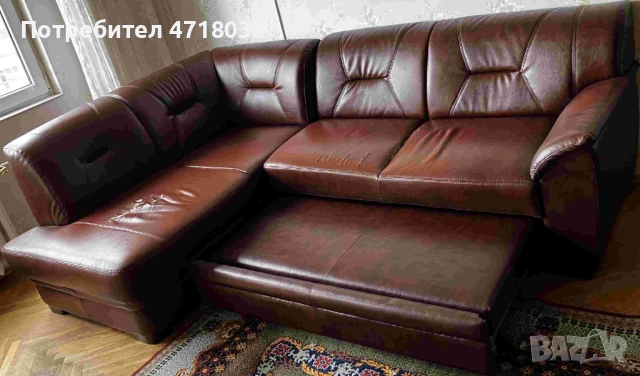 Ъглов Диван в добро състояние, снимка 4 - Дивани и мека мебел - 54014306