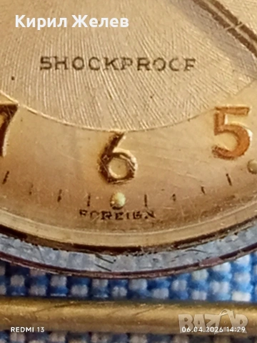 Стар механичен часовник YEOMAN рядък за КОЛЕКЦИЯ 52733, снимка 3 - Антикварни и старинни предмети - 54109386