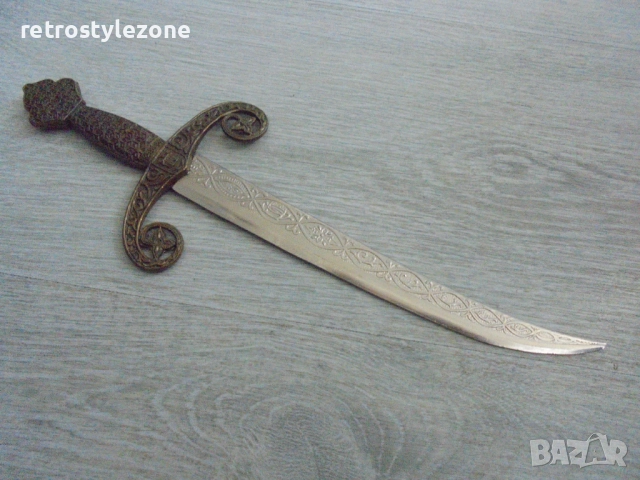 № 8295 Стар декоративен меч / нож , снимка 2 - Други ценни предмети - 51947459