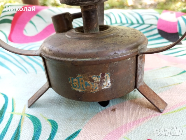 Газов котлон , спиртник , снимка 2 - Антикварни и старинни предмети - 52188079