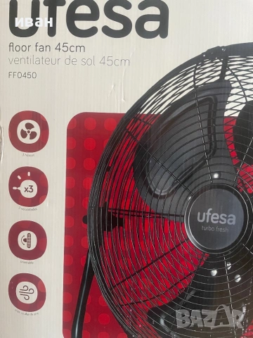 Вентилатор подов ufesa, снимка 2 - Вентилатори - 53937453
