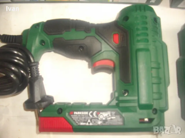 НОВ ЕЛЕКТРИЧЕСКИ КОМБИНИРАН ТАКЕР СКОБИ 6-14мм ПИРОНИ 14-15мм ПЪЛЕН КОМПЛЕКТ PARKSIDE PHET 15C2, снимка 13 - Други инструменти - 49623828