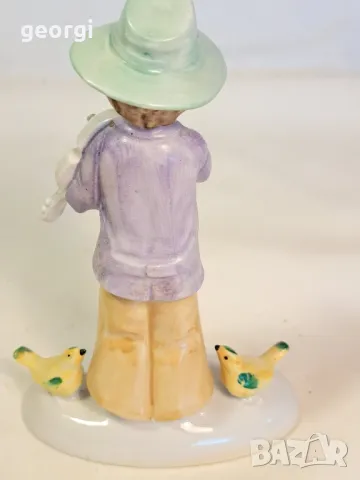 немска порцеланова фигурка момче с цигулка , снимка 4 - Колекции - 49795548