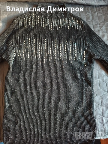 Дамска блуза с камъни, снимка 3 - Блузи с дълъг ръкав и пуловери - 52109359