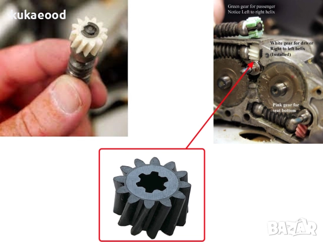 Зъбно колело за задвижване на седалка BMW 3 E36, снимка 6 - Части - 51808723