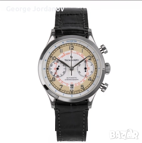 Automatic Chronograph "TECNOTEMPO -TelemetriX", снимка 8 - Мъжки - 52950645