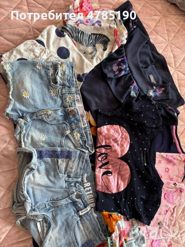 Дрехи за момиченце на 4 -5год