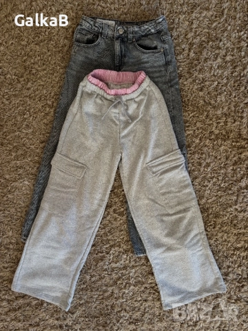 Лот дънки за момиче 134см 9г ZARA HM RESERVED, снимка 8 - Детски панталони и дънки - 51944896