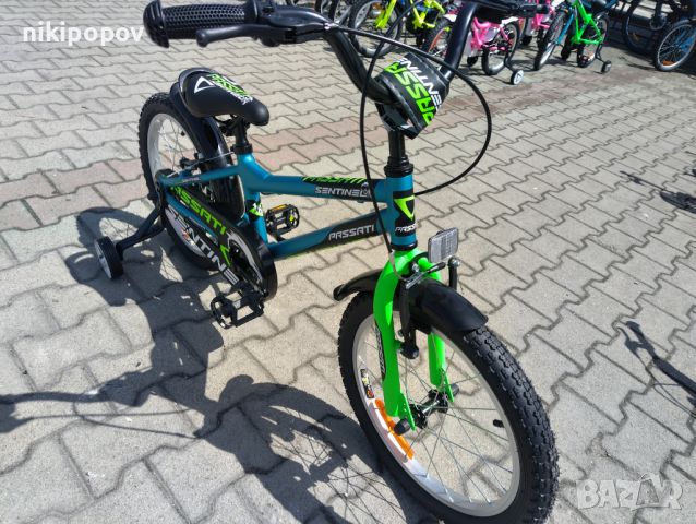 PASSATI Алуминиев велосипед 18" SENTINEL син, снимка 3 - Велосипеди - 45489876