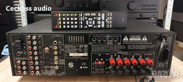 🔥 DENON AVR-1604 – Качествен 6.1 AV ресивър с дистанционно 🔥, снимка 6 - Ресийвъри, усилватели, смесителни пултове - 54106185
