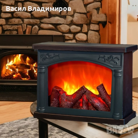 Декоративна LED камина настолна
