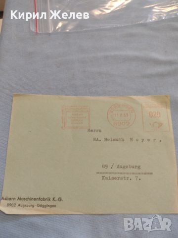 Стар пощенски плик с печати 1963г. Германия за КОЛЕКЦИЯ ДЕКОРАЦИЯ 45765, снимка 5 - Филателия - 46415440