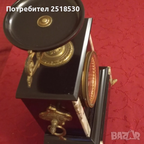 Френски каминен часовник , снимка 6 - Антикварни и старинни предмети - 52585415