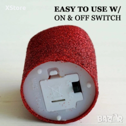 Мини LED Коледни свещи в компактен елегантен размер, снимка 5 - Декорация за дома - 52441009