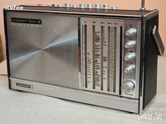 Grundig Concert-Boy Automatic N210 радио, снимка 4 - Радиокасетофони, транзистори - 45492907