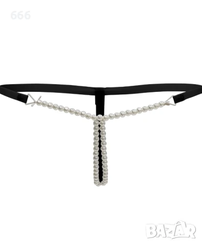 Секси Дамски Перлени Прашки 