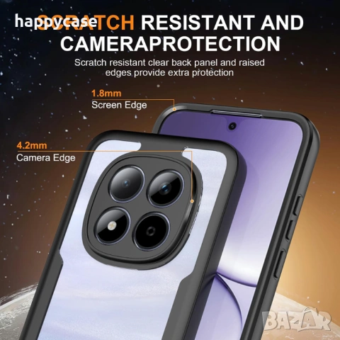 Xiaomi Redmi Note 15 Pro 5G / FLEXI 360° Кейс калъф с протектор, снимка 7 - Калъфи, кейсове - 53114673