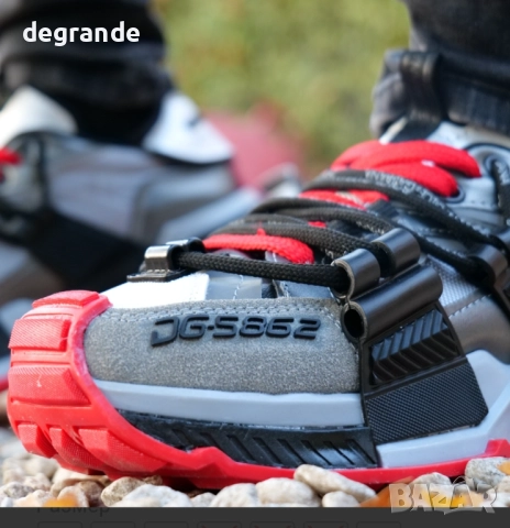 Мъжки сникърси Dolce&Gabbana черно сиво и червено 36 37 38 42 номер , снимка 3 - Маратонки - 51611018