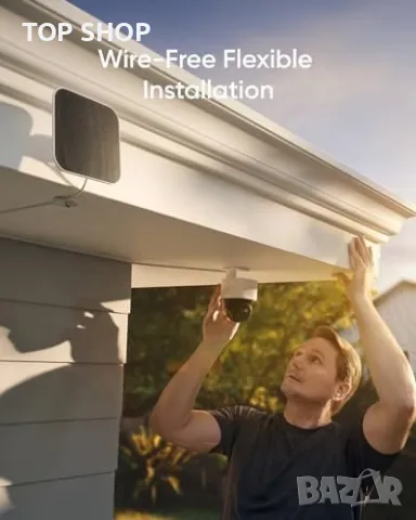 Нова eufy Security Соларна Камера за Сигурност 3К - 360° Наблюдение Безжична, снимка 3 - Аналогови камери - 50016059