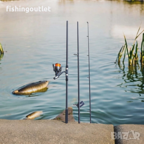 Комплект въдица за шаран 3.60мт , макара VC 8000  с 13 лагера и корда, снимка 3 - Въдици - 52877856