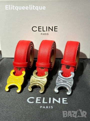 колани от естествена кожа в кутия celine, снимка 3 - Колани - 52185443