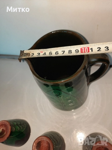 Ретро битов керамичен сервиз за вино, снимка 14 - Сервизи - 52860743