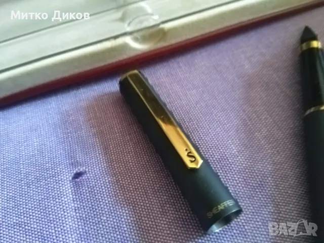 Sheaffer F-4  F маркова японска писалка с позлатен писец винтидж нова с кутия , снимка 6 - Колекции - 48309297